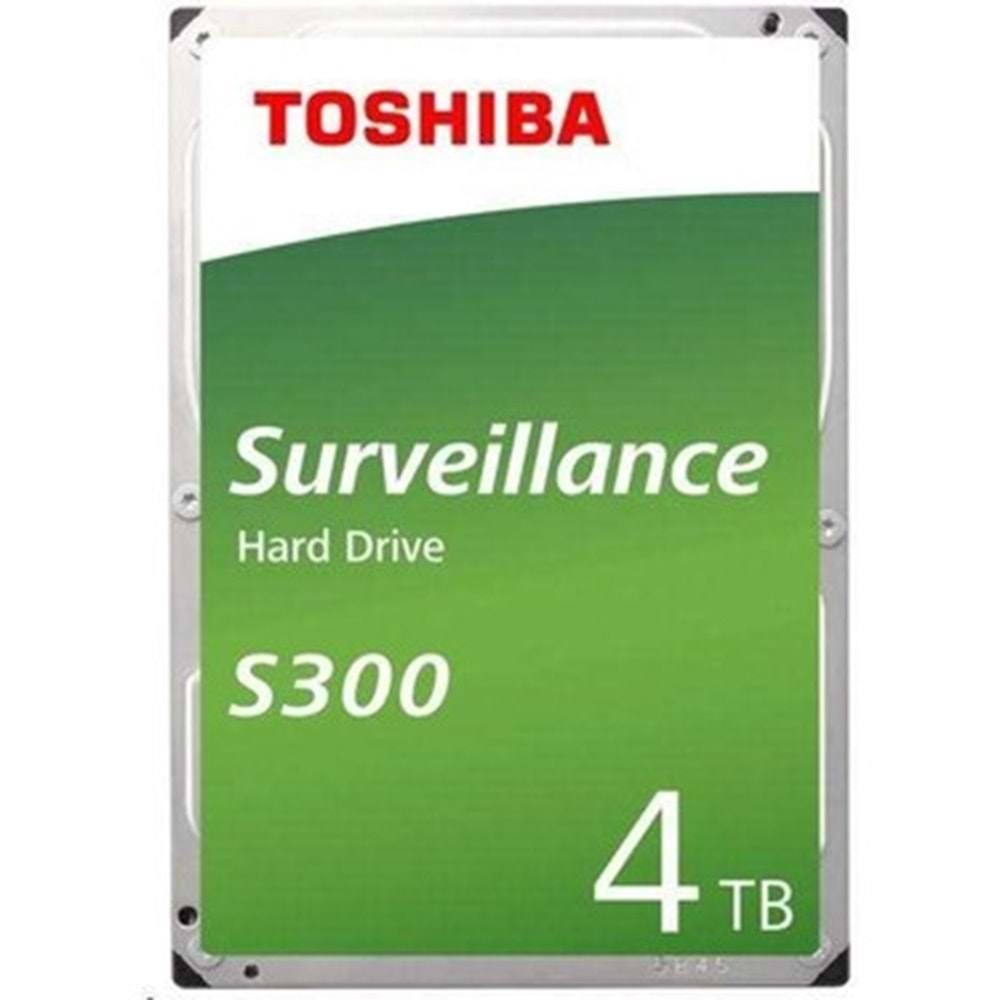 TOSHIBA HDWT840UZSVA S300 3.5 4TB 5400rpm 256mb SATA 7/24 Harddisk