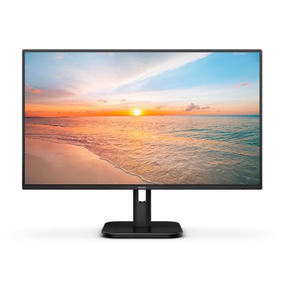 PHILIPS 24E1N1100A 1000 Serisi 23.8 LED IPS 4ms 100Hz 1920x1080 FullHD VGA HDMI Multimedya (VESA) Siyah Monitör