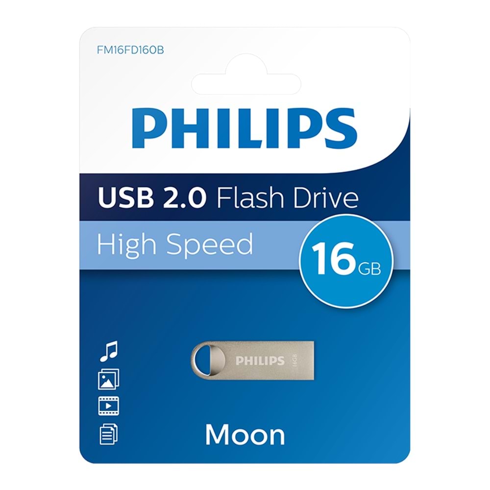 PHILIPS FM16FD160B/00 16GB USB2.0 Metal USB Bellek