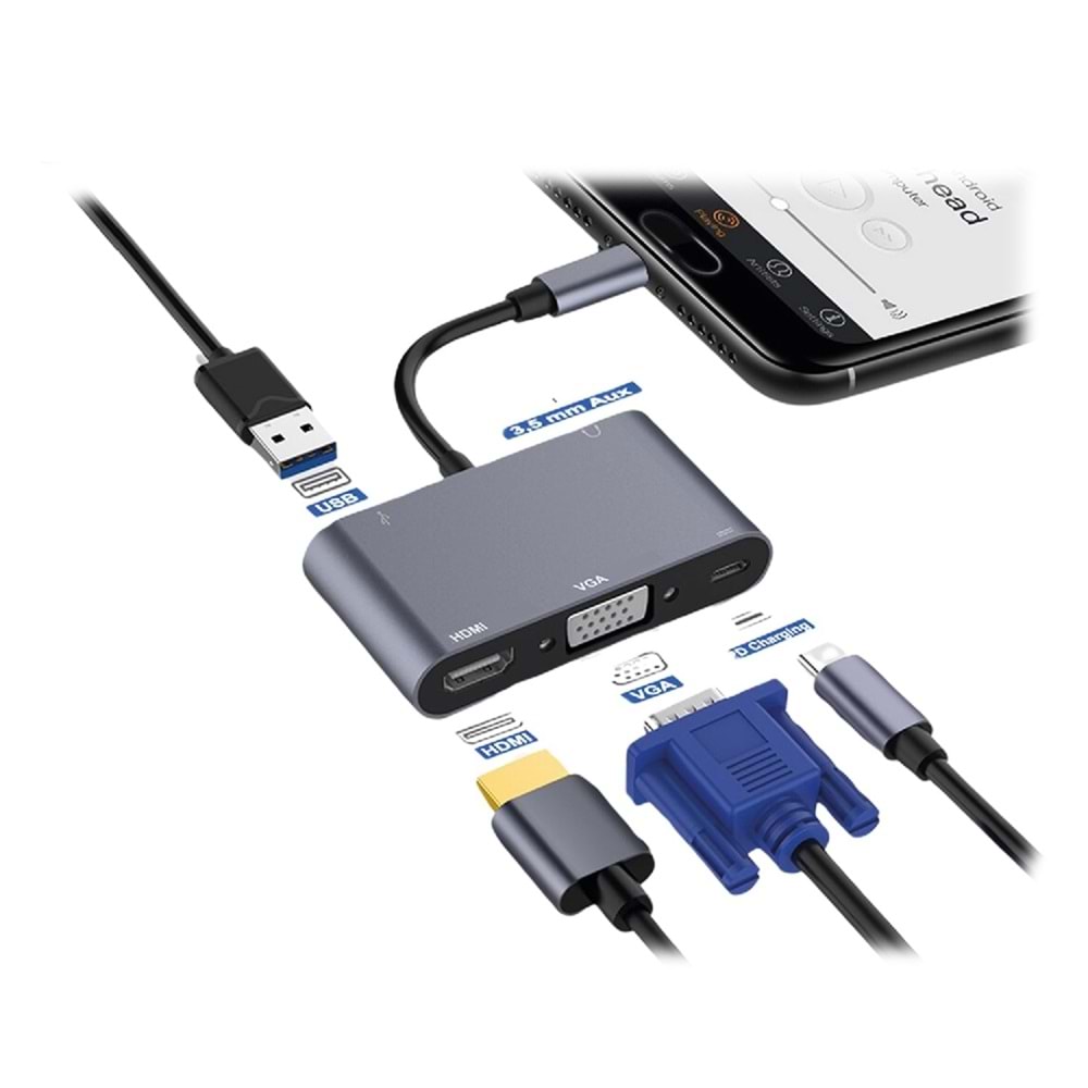 CONCORD BYL-2002 Type-C USB 3.0 OTG Dönüştürücü