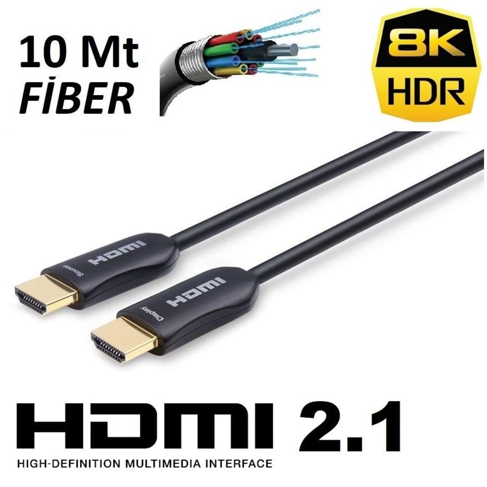 8K FİBER HDMI 10MT EXPOTECH