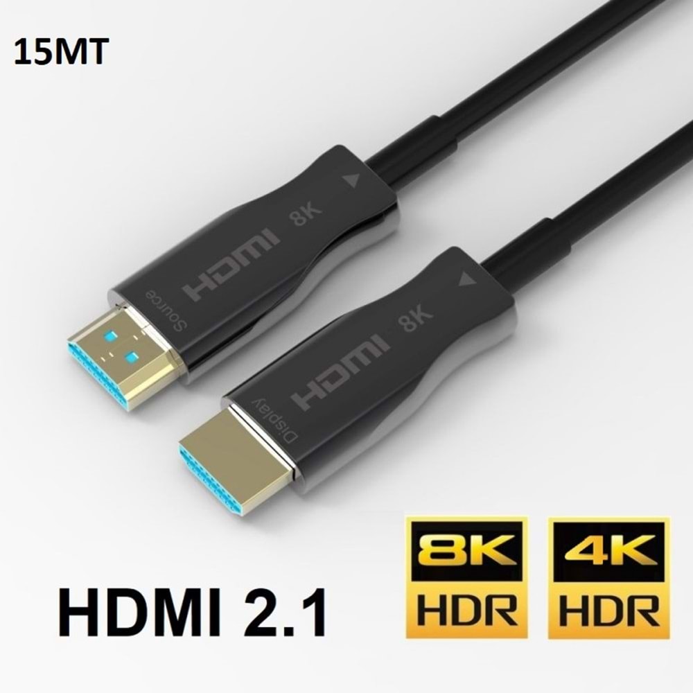 8K FİBER HDMI 15MT EXPOTECH