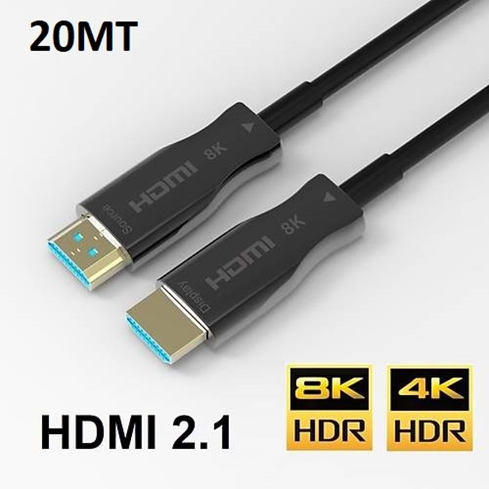 8K FİBER HDMI 20MT EXPOTECH