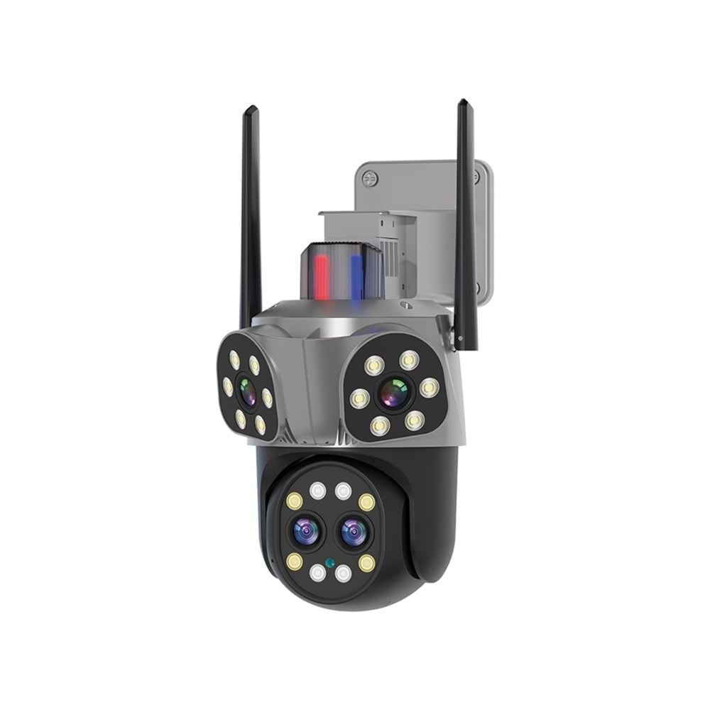 MPIA ORİNO 4-Lens 4K 8MP Wi-Fi TF Kart Girişli 10X Zoom Kamera