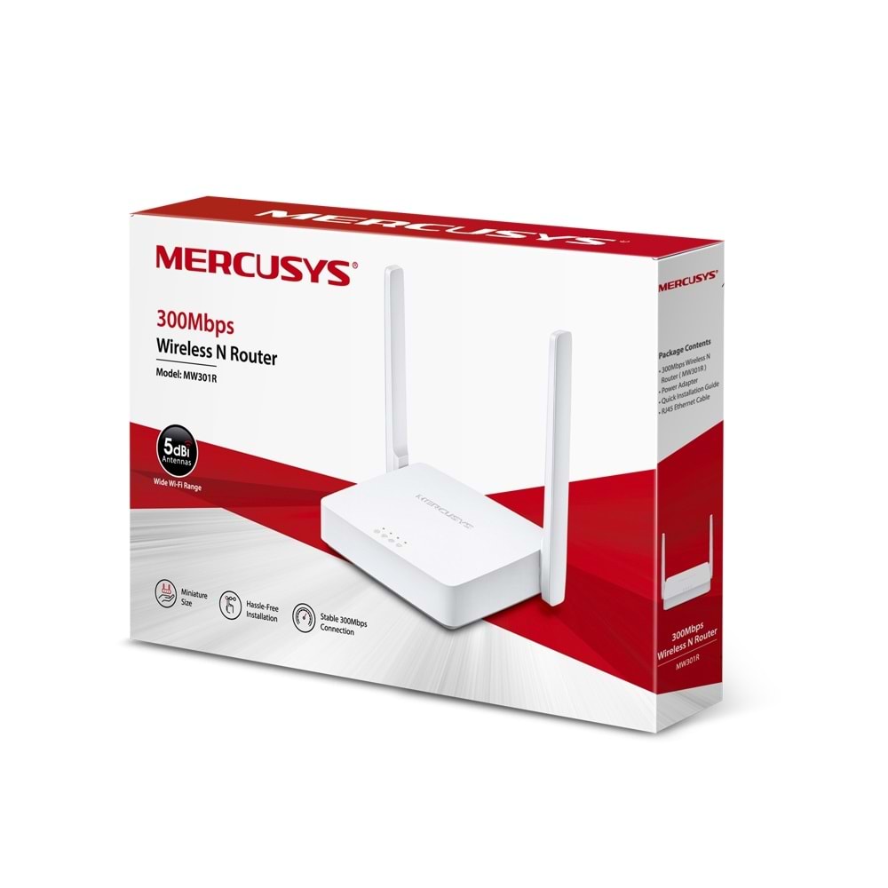 TP-LINK MERCUSYS MW301R 300MBPS WIFI N ROUTER