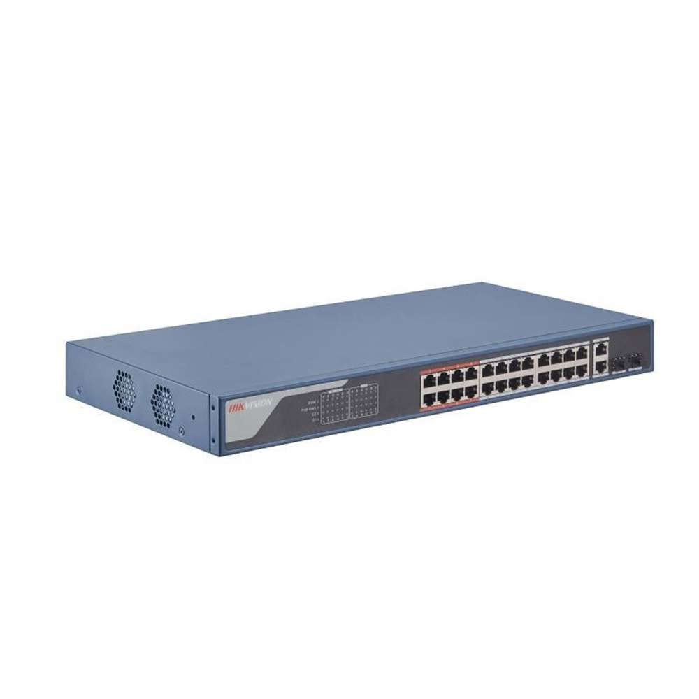 HIKVISION SWITCH POE 10/100 RACK MOUNT 24 PORT DS-3E1326P-EI