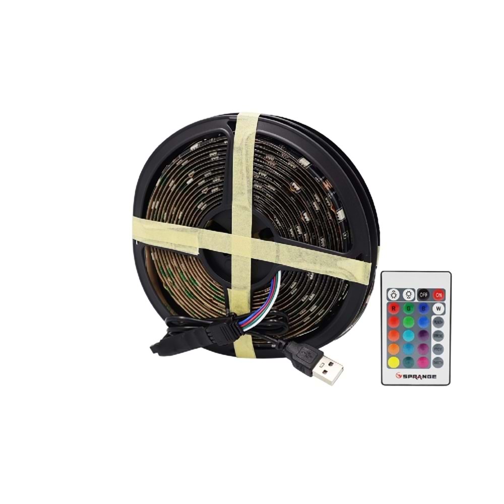 SPRANGE SP-LD10 RGB Şerit Led 10 Mt.
