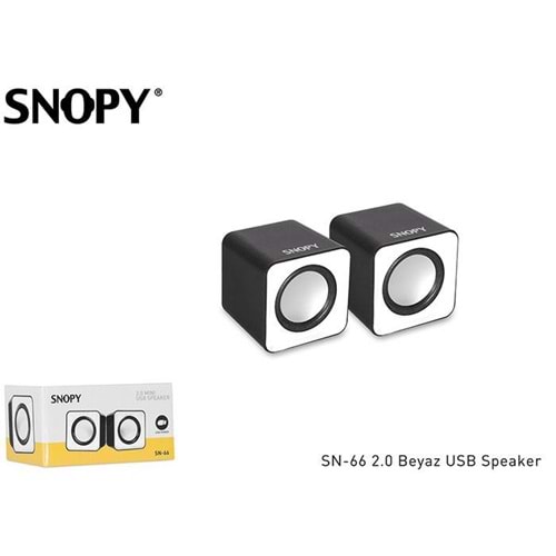 SNOPY SN-66 2.0 Beyaz USB Hoparlör