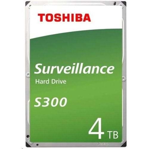 TOSHIBA HDWT840UZSVA S300 3.5 4TB 5400rpm 256mb SATA 7/24 Harddisk
