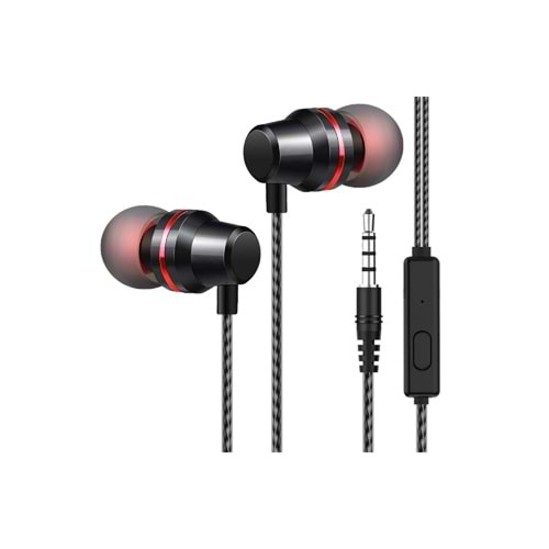 CONCORD C-902 Mikrofonlu Kulak İçi Kulaklık Siyah 3.5 Mm.