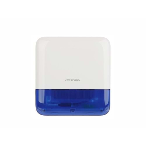 HIKVISION ALARM SİSTEMİ HIRSIZ KABLOSUZ HARİCİ SİREN DS-PS1-E-WE MAVİ GÖSTERGE