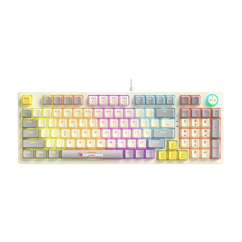 SPRANGE MK-12 Mekanik Gaming USB Q Klavye 9 Farklı RGB Aydınlatma Türkçe