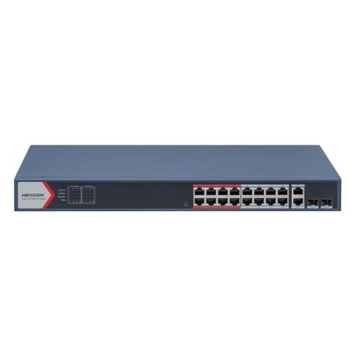 HIKVISION SWITCH POE 10/100 RACK MOUNT 16 PORT DS-3E1318P-EI