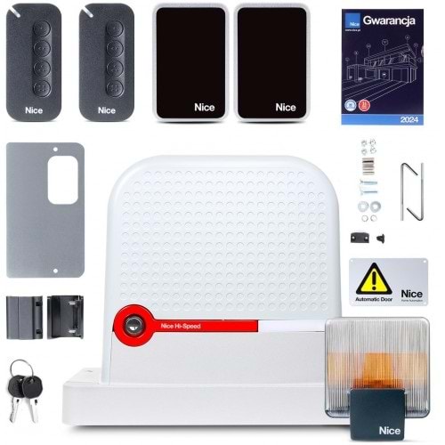 Nice Robus 600 HS Yana Kayar Bahçe Kapısı Motoru Kit