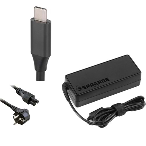 SPRANGE SR-L19 20V 3.25A TYPE-C 65W LENOVO İçin Laptop Adaptör