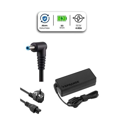 SPRANGE SR-L13 19.5V 4.62A 4.5 * 3.0mm 90W HP İçin Laptop