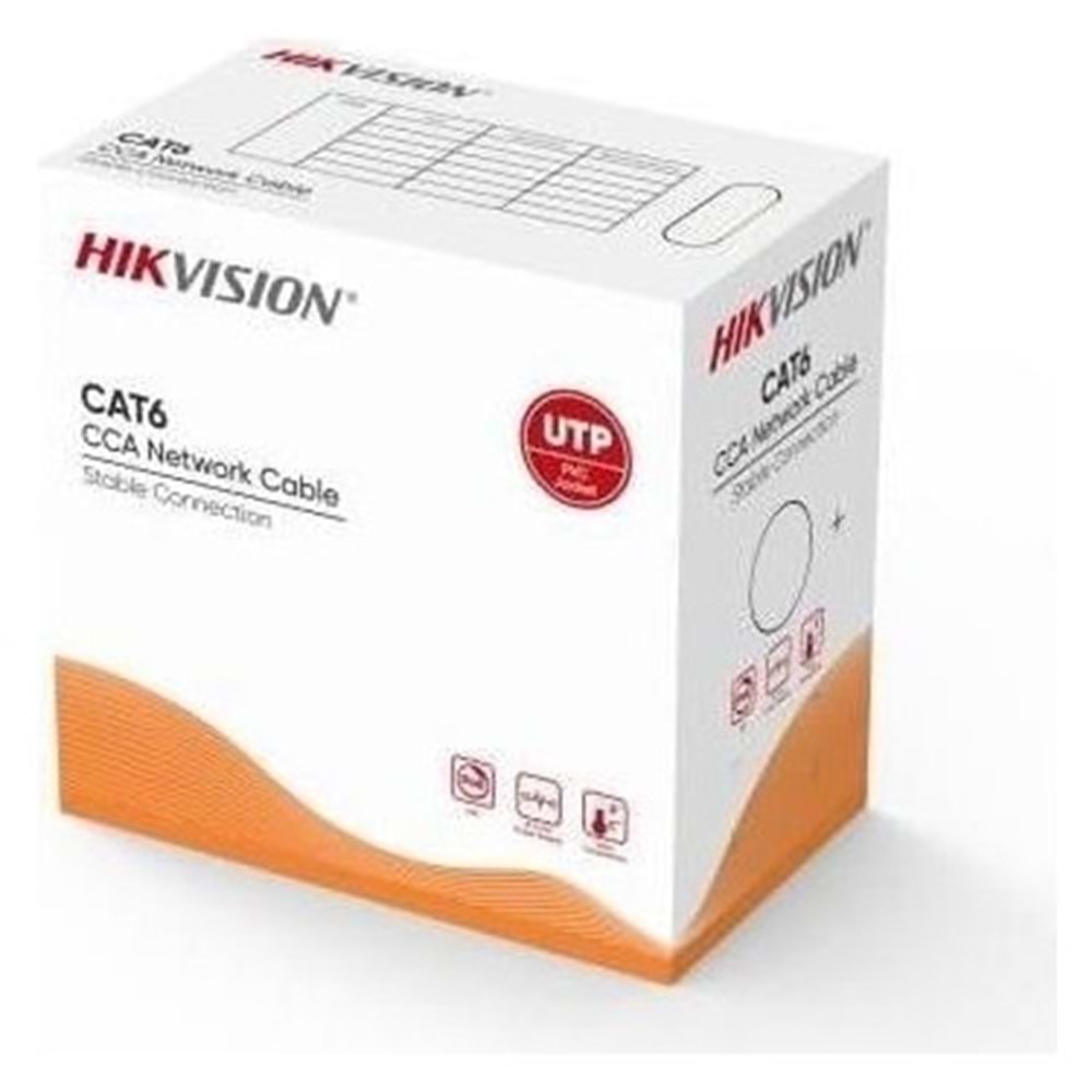 HIKVISION KABLO DATA CCA CAT6 DS-1LN6UU-CCA(O-STD) GRI 305M