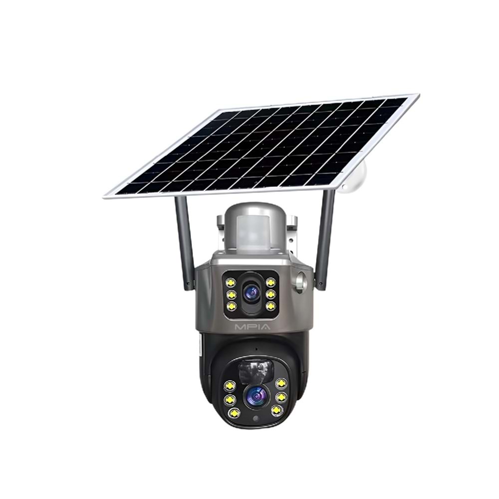 MPIA MİKA 3MP+3MP Çift Lens Wi-Fi / Solar Kamera